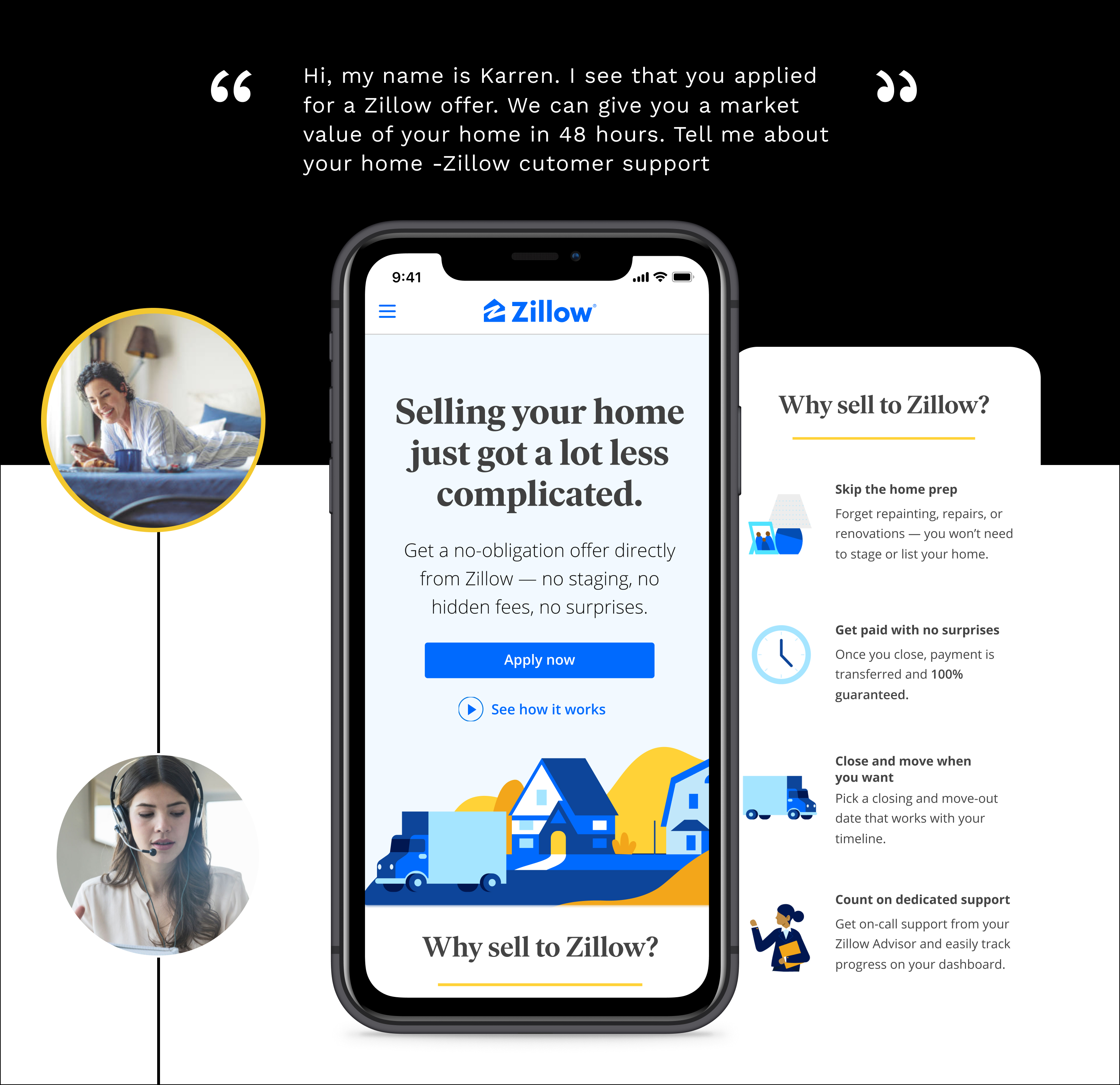 Home selling dashboard
